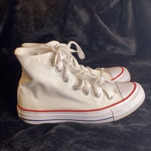 Size 5 converse high top sneakers